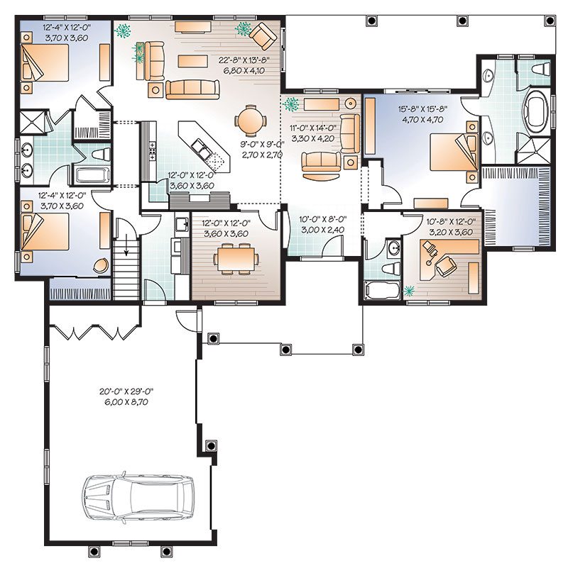 Lakeshore Coastal House Plans From Coastal Home Plans