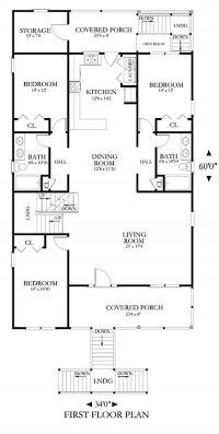 McDougle Beach - Coastal House Plans from Coastal Home Plans