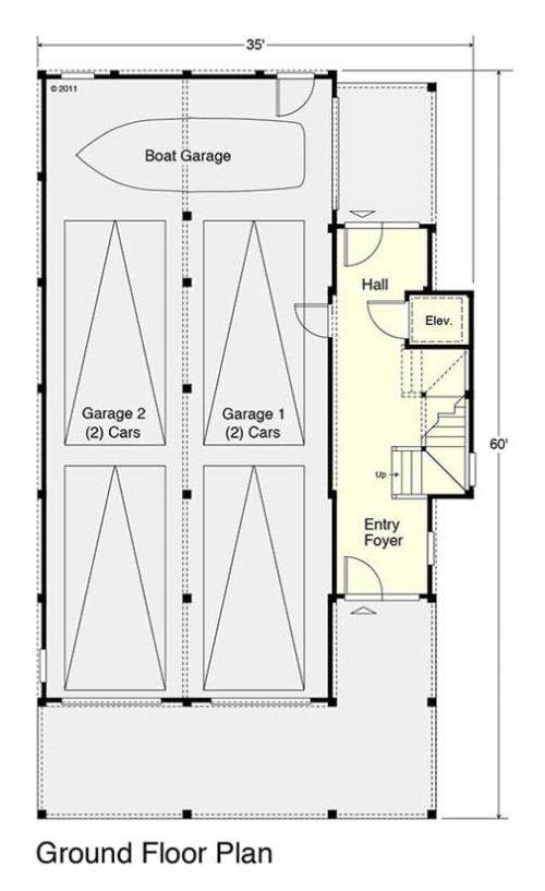 Mount Dora - Coastal House Plans from Coastal Home Plans