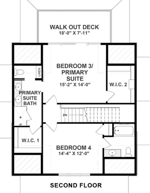 Aberdeen - Coastal House Plans from Coastal Home Plans