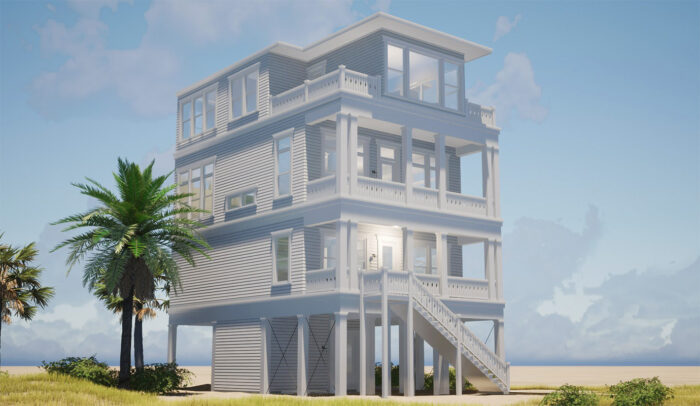 Blue Hammock - Front Left Rendering