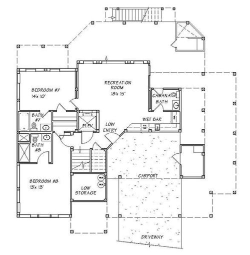 Yellow Moon II - Coastal House Plans from Coastal Home Plans